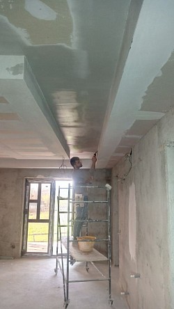 Gletuirea tavanelor de gips-carton